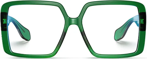 Vista 14 de VISOONE Gafas de bloqueo de luz azul TR90 de gran tamaño, accesorios de moda, sin receta para mujeres, Harvard