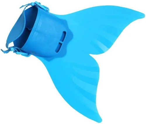 Vista 2 de GALLDEALS - Conjunto de bikini de sirena para natación cosplay con monofín de 7 a 8 años