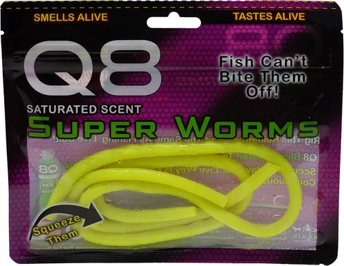 Vista 6 de Q8 Super Bait Super Worms Blanco perla