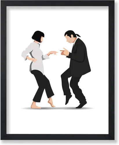 Vista 20 de Poster Master Póster de baile de pareja, impresión icónica de baile, arte moderno, arte moderno, arte pop, arte de película, regalo para hombres