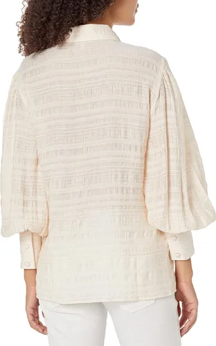 Vista 2 de Guess Top de manga larga Rav Crinkle para mujer