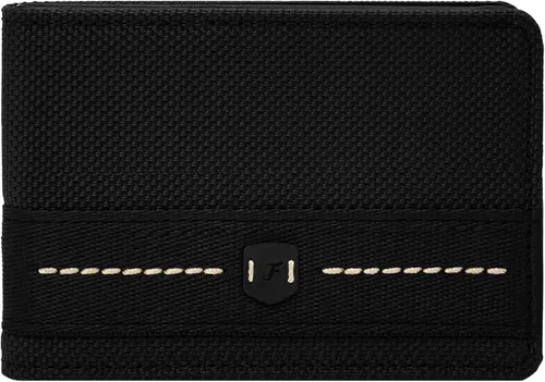 Vista 14 de Fossil Billetera de cuero delgada minimalista plegable con bolsillo frontal para hombres