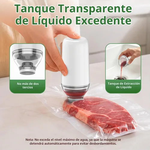 Vista 4 de COO Sellador al vacío para alimentos, sellador portátil de mano