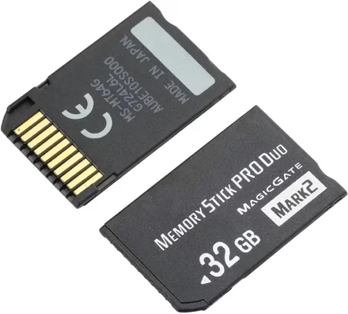 Vista 8 de Tarjeta de memoria original de 32 GB Pro Duo Mark2 compatible con PSP 1000 2000 3000 y accesorios de cámara Tarjeta de almacenamiento - Alta