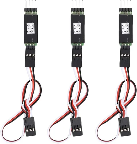 Vista 8 de Accesorio de interruptor de controlador RC para automóvil RC - Interruptor de cable receptor de luz de tercer canal, kit de interruptor de palanca