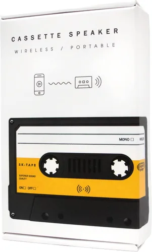 Vista 3 de Suck UK Altavoz de casete - Altavoz Bluetooth retro - Gadgets tecnológicos - Novedad de cinta de casete - Altavoces retro - Altavoces Bluetooth