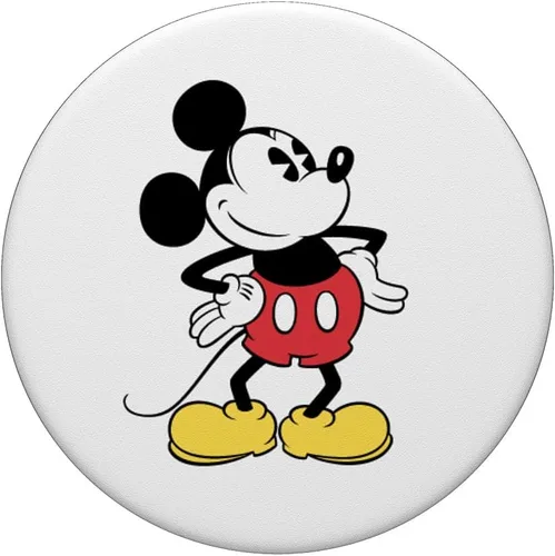 Vista 3 de Disney Mickey Mouse Manos en las caderas Pose PopSockets PopGrip: agarre intercambiable para teléfonos y tabletas