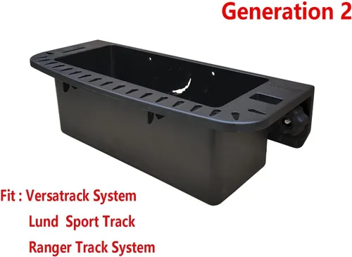 Vista 3 de Brocraft Soporte para herramientas para sistema de pista de barco de 90 grados/organizador marino para pista Versatrack, pista deportiva Lund
