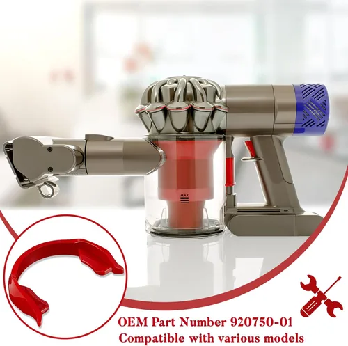 Vista 5 de Tondiamo 2 unids giratorio C Clip conector de vacío giratorio C abrazadera Dc41 Clip conector rojo piezas de repuesto de vacío extensión de vacío C