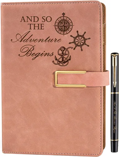 Vista 21 de Fanery sue Tree of Life - Diario de escritura recargable para mujeres y hombres, cuaderno de tapa dura de piel sintética, A5, rayado universitario