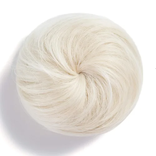 Vista 22 de Onedor Extensión de Cabello Fibra Sintética Chignon Donut Moño Peluca (10)