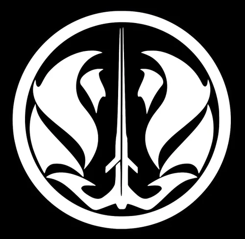 Vista 8 de Blk The Gray Jedi Code Insignia - Calcomanía de vinilo para impresiones, URI431-B, para coches, camiones, SUV, camionetas, paredes, ventanas Negro