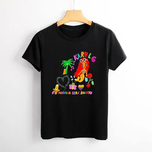 Vista 4 de Karols G Shirt Manana Sera Bonito Camiseta para Mujer