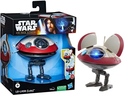 Vista 3 de STAR WARS L0-LA59 (Lola) Juguete Droide, Inspirado en la Serie OBI-Wan Kenobi, Juguetes Interactivos, Juguetes para Niños y Niñas de 4 Años