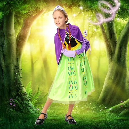 Vista 4 de Twister.CK Disfraz de princesa de Halloween para niñas, Halloween, Navidad, cumpleaños, juego de rol, disfraz de cosplay