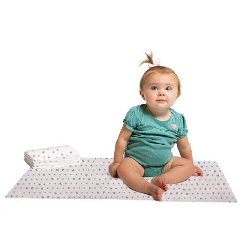 Vista 7 de Disney Baby by J.L. Childress - Cambiadores desechables para bebés, fundas para cambiadores de pañales, esenciales de viaje para bebés, almohadillas