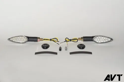 Vista 3 de AVT Señales de giro LED delanteras FZ-07, FZ-09, FZ8, R3, FZ1