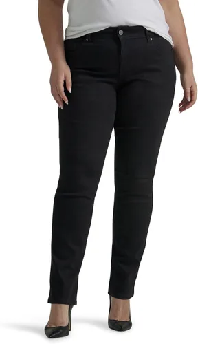 Vista 9 de Lee Jeans legendarios de pierna recta de tiro medio para mujer de talla grande Anchor