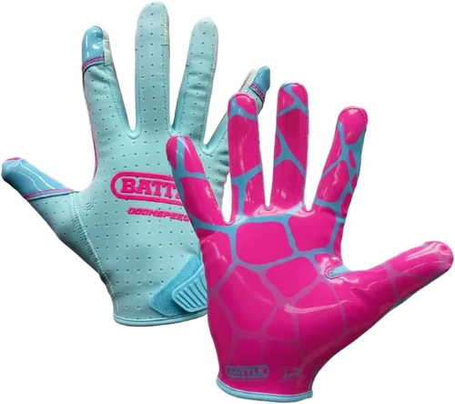 Vista 53 de Battle Guantes deportivos con receptor de velocidad Doom Blanco