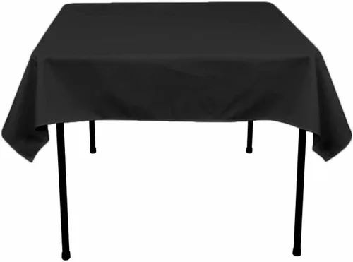 Vista 18 de Mantel cuadrado de poliéster 72"x72" (azul Acqua)