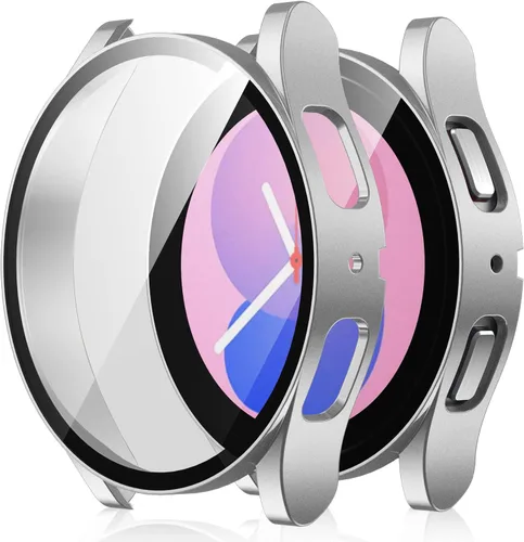 Vista 29 de Amizee Paquete de 2 fundas protectoras de pantalla compatibles con Samsung Galaxy Watch Ultra (2025/2024) de 1.772 pulgadas, con protector de negro
