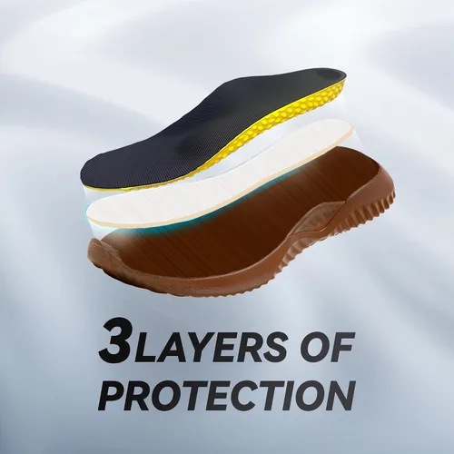 Vista 5 de SUADEX Zapatos con puntera de acero para hombres y mujeres, indestructibles, con puntera de acero, zapatillas ligeras de trabajo, seguridad, a