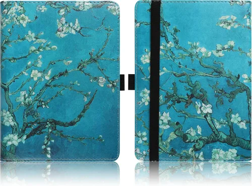 Vista 7 de HGWALP Funda universal para lectores electrónicos de 6-6.8-7 pulgadas, funda Paperwhite con correa de mano compatible con todos los libros