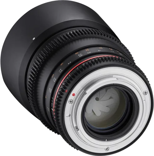Vista 6 de Rokinon 85mm T1.5 Lente de cine de alta velocidad DSX de cuadro completo para Canon EF La lente de cine DSX ofrece un control de enfoque suave