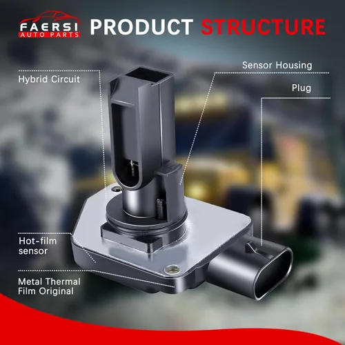 Vista 60 de Medidor de sensor de flujo de aire masivo MAF compatible con Ford con E-150 4.6L, 5.4L 2004-2014, para Ford E-150 Club Wagon 5.4L Reemplazo