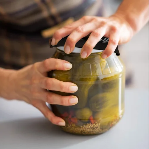 Vista 5 de JAR HEADS Paquete de 2 almohadillas de goma para abridor de tarros, pinzas gruesas de 5 pulgadas para abrir frascos fabricados en los Estados