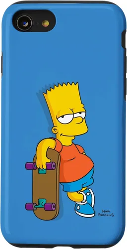 Vista 18 de The Simpsons Bart Simpson - Carcasa para iPhone 17, color azul cielo