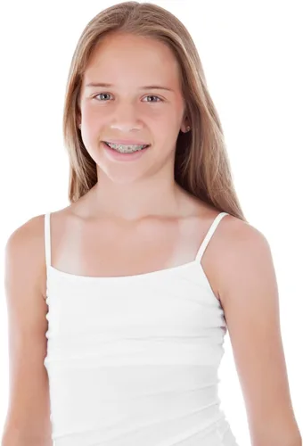Vista 3 de Camisola básica suave para niñas de 4 a 14 años, paquete múltiple