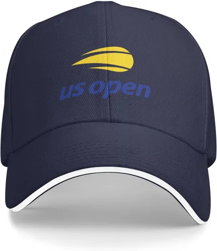 Vista 2 de US Open Tennis 2023 Sandwich Cap Unisex Gorra de béisbol clásica unisex ajustable Casquette Dad Hat