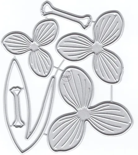 Vista 12 de DzIxY Troqueles de corte de metal de seis pétalos, flores, para hacer tarjetas, papel de gofrado, juegos de troqueles, álbum, plantillas