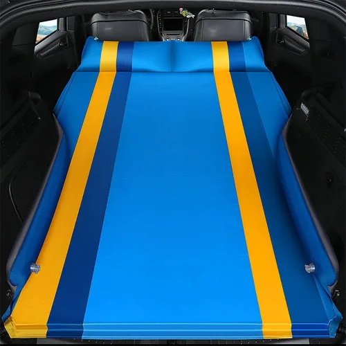 Vista 12 de Pad Thickened Air Mattress, Ultra-Thick Material Extra-High Car Air Mattress, Wrangler, Camping Travel Mattress Multifunctional (Normal,Black)
