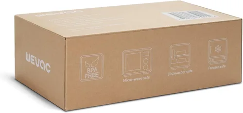 Vista 3 de Wevac 6''x10'' y 8''x12'' 300 unidades, bolsas selladoras al vacío Keeper, bolsas precortadas, ideales para Food Saver, sin BPA, grado comercial