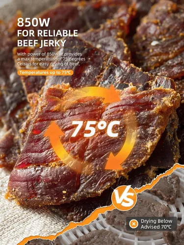 Vista 4 de Reemix Deshidratador de alimentos de acero inoxidable de 10 bandejas