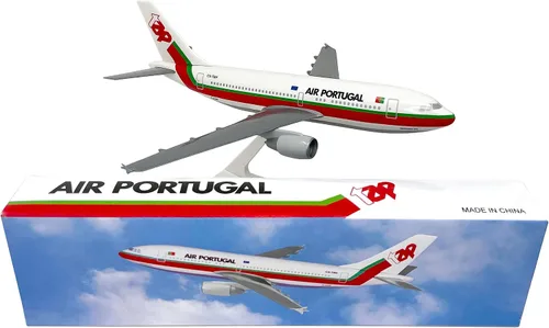 Vista 4 de TAP Air Portugal Airbus A310-300 Escala 1:200 - Modelo miniatura de avión de plástico Snap Fit - Réplica coleccionable de aviones TAP Air Portugal