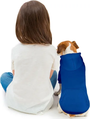 Vista 6 de Suéteres para Perros Pequeños Suéter para Mascotas Sólido Suave Forro Polar Cepillado Sudadera con Capucha para Perro Ropa Sudadera con Capucha