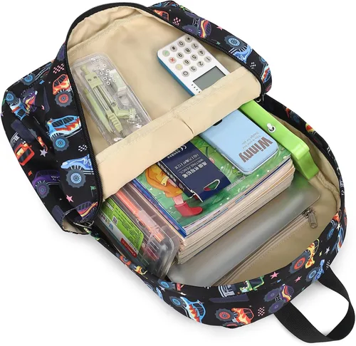 Vista 7 de CAMTOP Mochila preescolar para niños y niñas, mochila para niños pequeños, mochila escolar para jardín de infantes para edades de 3-8 años