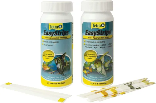 Vista 4 de Tetra EasyStrips, tiras de prueba completas para acuario, prueba de agua, 25