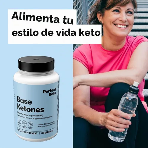 Vista 4 de Perfect Keto - Cápsulas de cetonas exógenas Beta-Hidroxibutirato (goBHB)