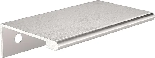 Vista 7 de Richelieu Hardware BP98982510 Lincoln Collection 1 pulgada (25 mm) de centro a centro Manija de tirador de borde de gabinete y cajón de aluminio