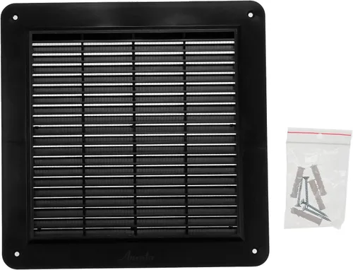Vista 11 de Vent Systems Cubierta de ventilación de plástico blanco de 10 x 10 pulgadas (tamaño exterior) - Rejillas duraderas de pared y techo con malla