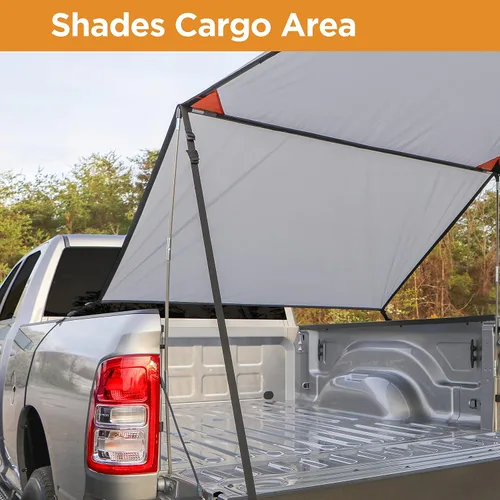Vista 5 de Rightline Gear Universal-Fit - Tienda de campaña portátil para puerta trasera de camión, 9.5 x 6 x 8.5 pies, azul