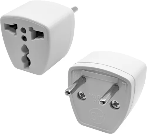 Vista 10 de Adaptador de enchufe de viaje europeo USB C, adaptador de enchufe internacional Cellet con 1 salidas de CA y 4 puertos USB, cargador adaptador