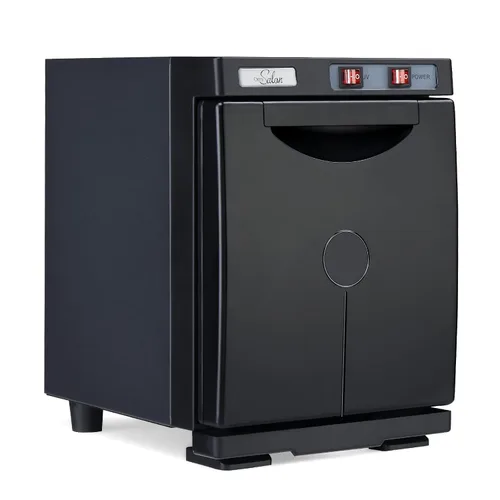 Vista 2 de Calentador de toallas calientes, gabinete profesional de toallas calientes, calentadores de toallas de spa 2 en 1 para tratamientos faciales, 5 l.