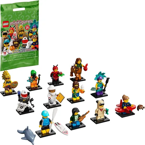 Vista 2 de LEGO Minifigures Series 21 71029 Kit de construcción coleccionable de edición limitada, nuevo 2021 (1 de 12 para coleccionar)