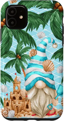 Vista 8 de Life is Better At The Beach for Summer Lover Funny Gnome Case for iPhone 17