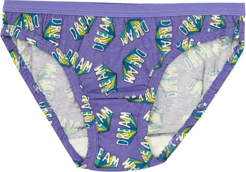 Vista 3 de Fruit of the Loom - Paquete múltiple de ropa interior de algodón tipo bikini para niñas
